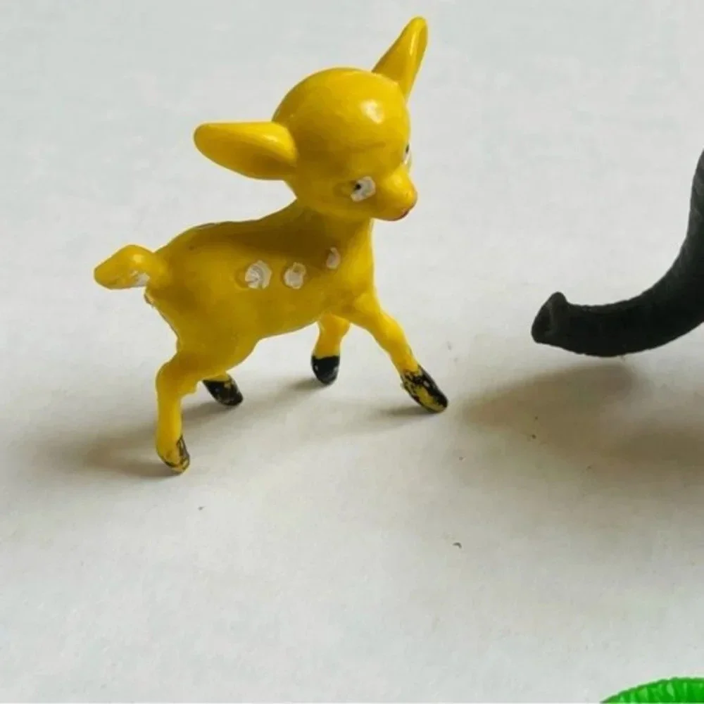 Assorted Animals Elephant Bambie Deer Pink Pig Green Geico Educational Toys